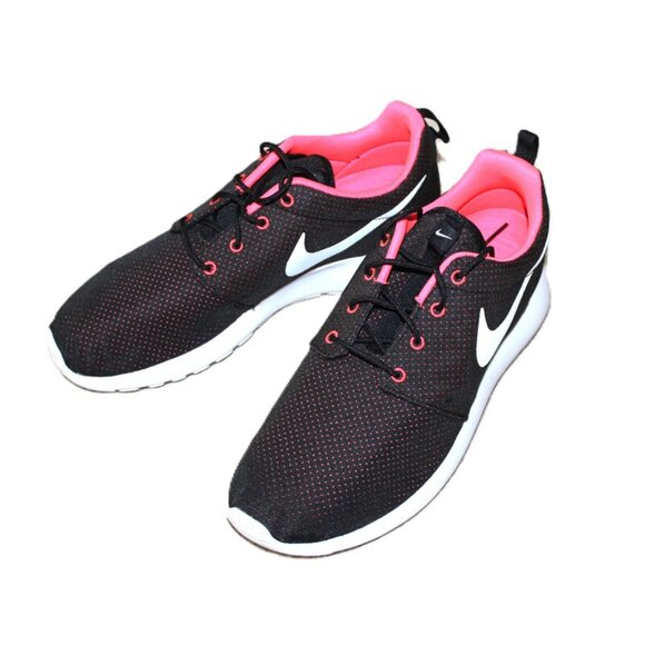 nib NIKE Original Edition (2014) Roshe Run in Black/White Hyper-Punch - Size 12 - Picture 6 of 14